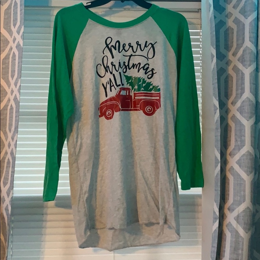Christmas raglan